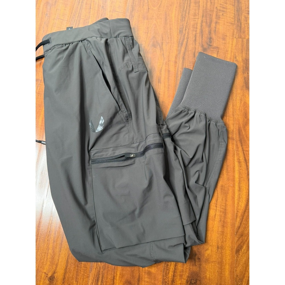 ASRV Gray DSG-0698 Tetra-Lite Cargo High Rib Jogger Activewear Pants Size S